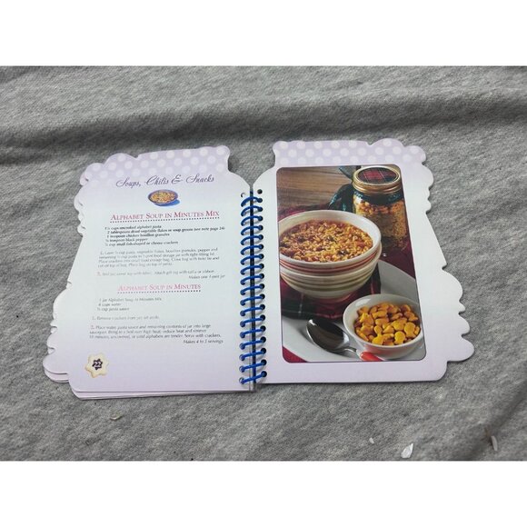 Gifts Grom a Jar Cooking Recipe Booklet Cards Spiral Paperback - Picture 4 of 5
